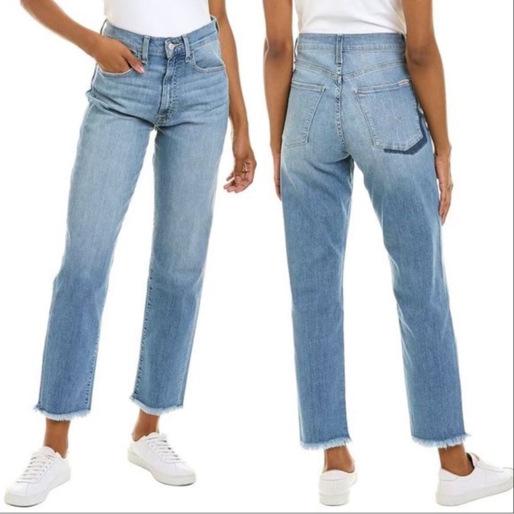 HUDSON Kass Stella High Rise Straight Ankle/Cropped Jeans | sz 27